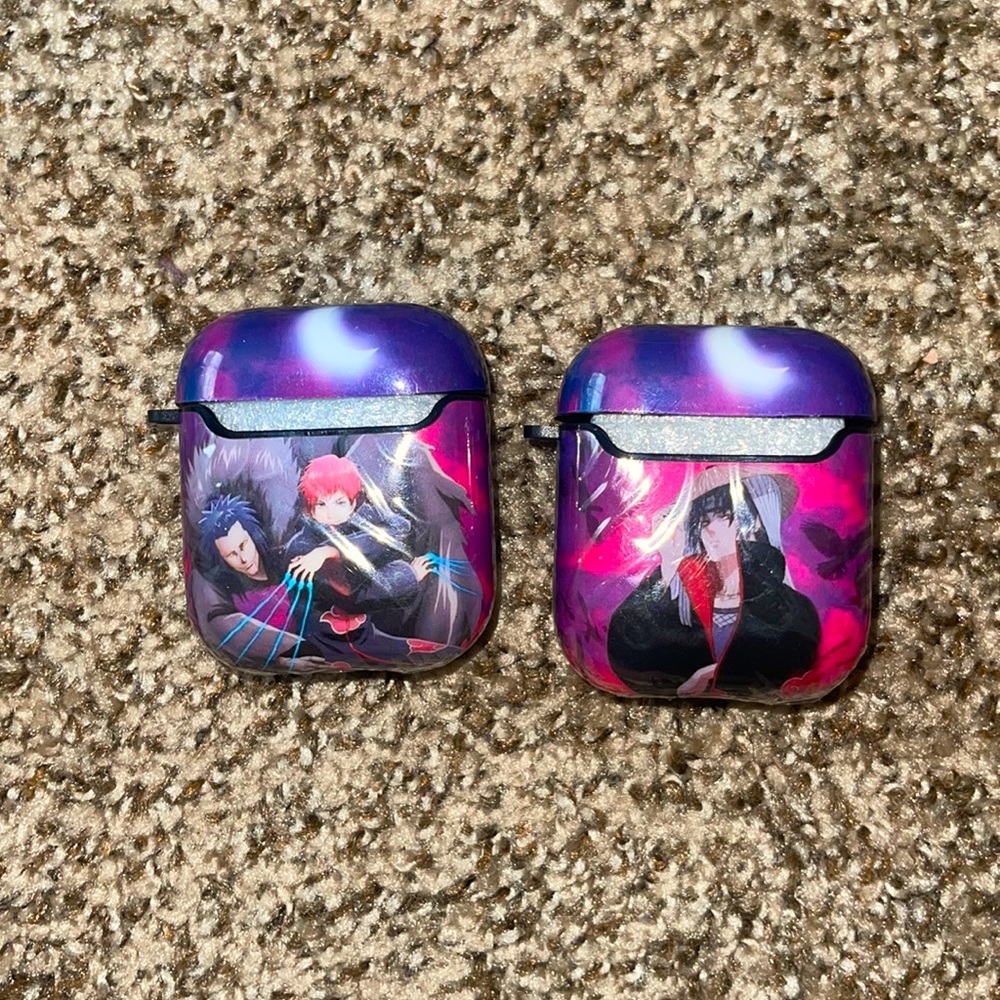 Matching anime Apple AirPods cases